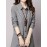 Button Front Long Top, Casual Long Sleeve Long Shirt, Women's Clothing