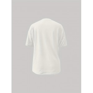 Coffee & Floral Print Crew Neck T-shirt, Casual Short Sleeve Drop Shoulder Top, Women's Clothing