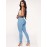 Blue High Stretch Skinny Jeans, Slim Fit Slant Pockets Versatile Tight Jeans, Women's Denim Jeans & Clothing